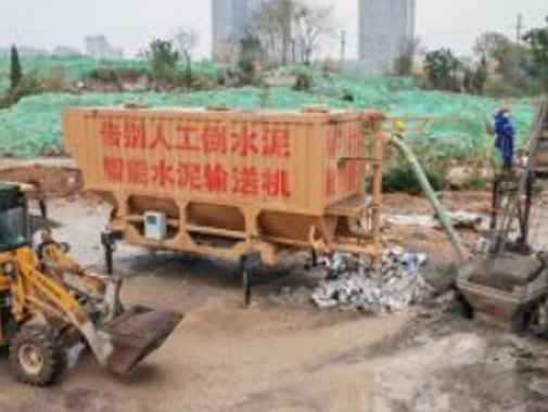 Cement conveyor truck